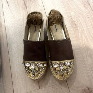 Miu Miu platform shoes size 35